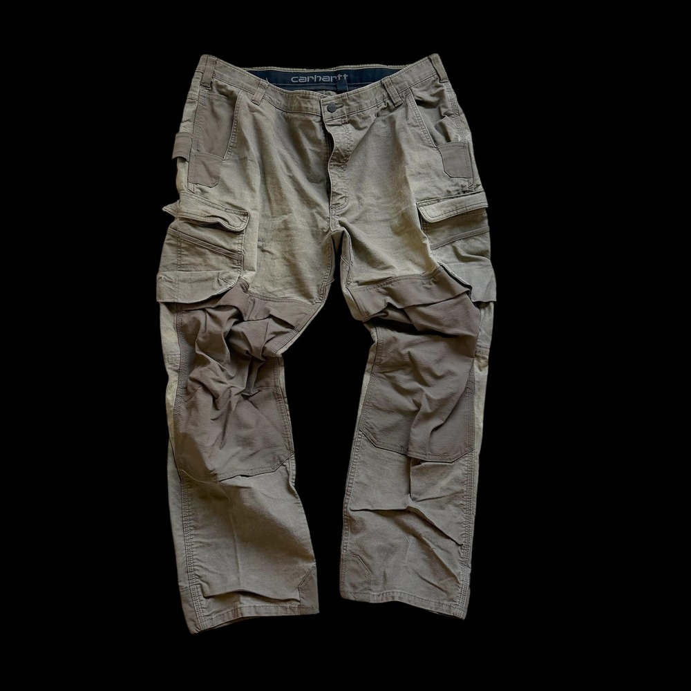 Carhartt Steel Rugged Flex Relaxed Fit Double Front Cargo Pants BN3335-M 42x30
